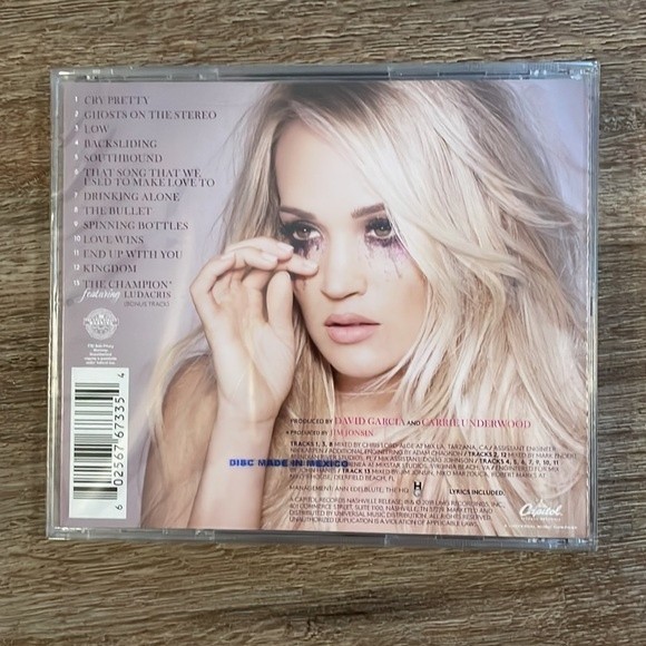 Carrie Underwood “Cry Pretty” Album - Picture 2 of 2